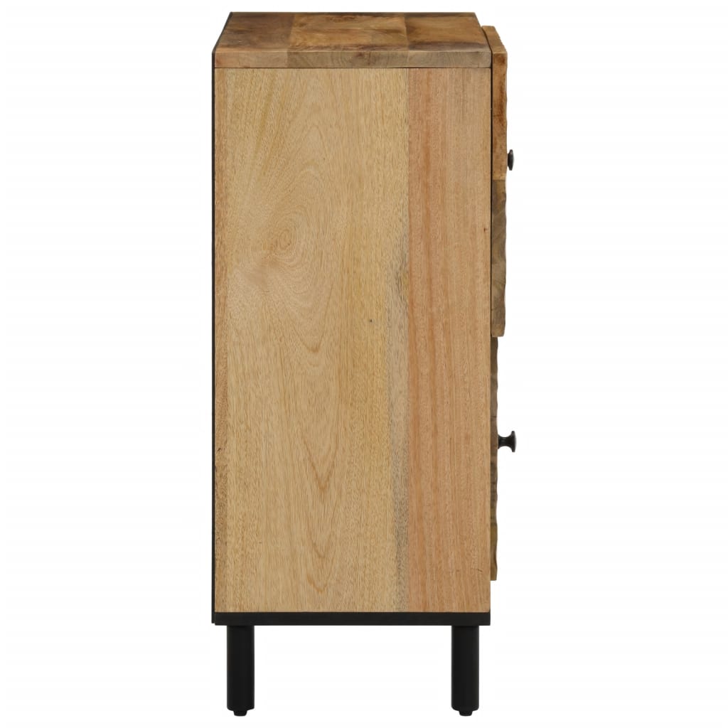 80x333x75 cm mobile laterale in legno di mango solido