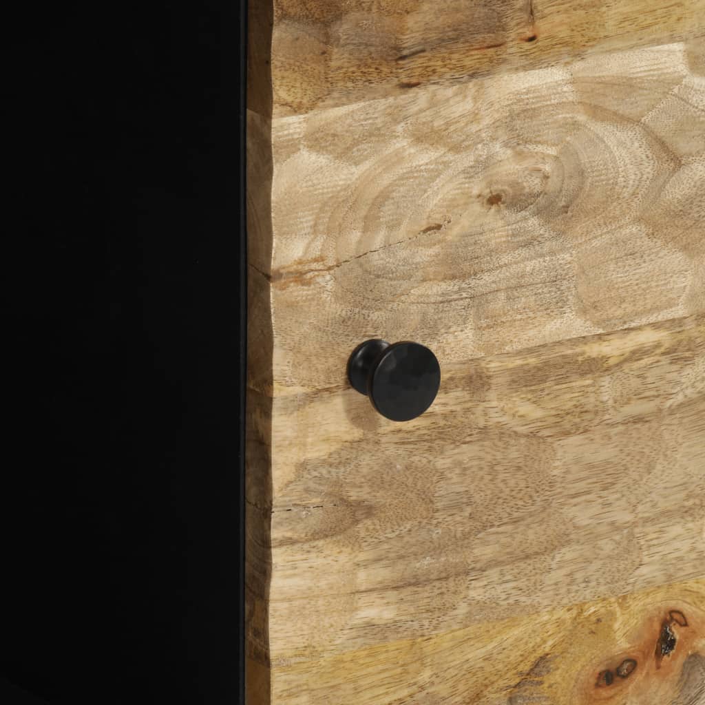 80x333x75 cm mobile laterale in legno di mango solido