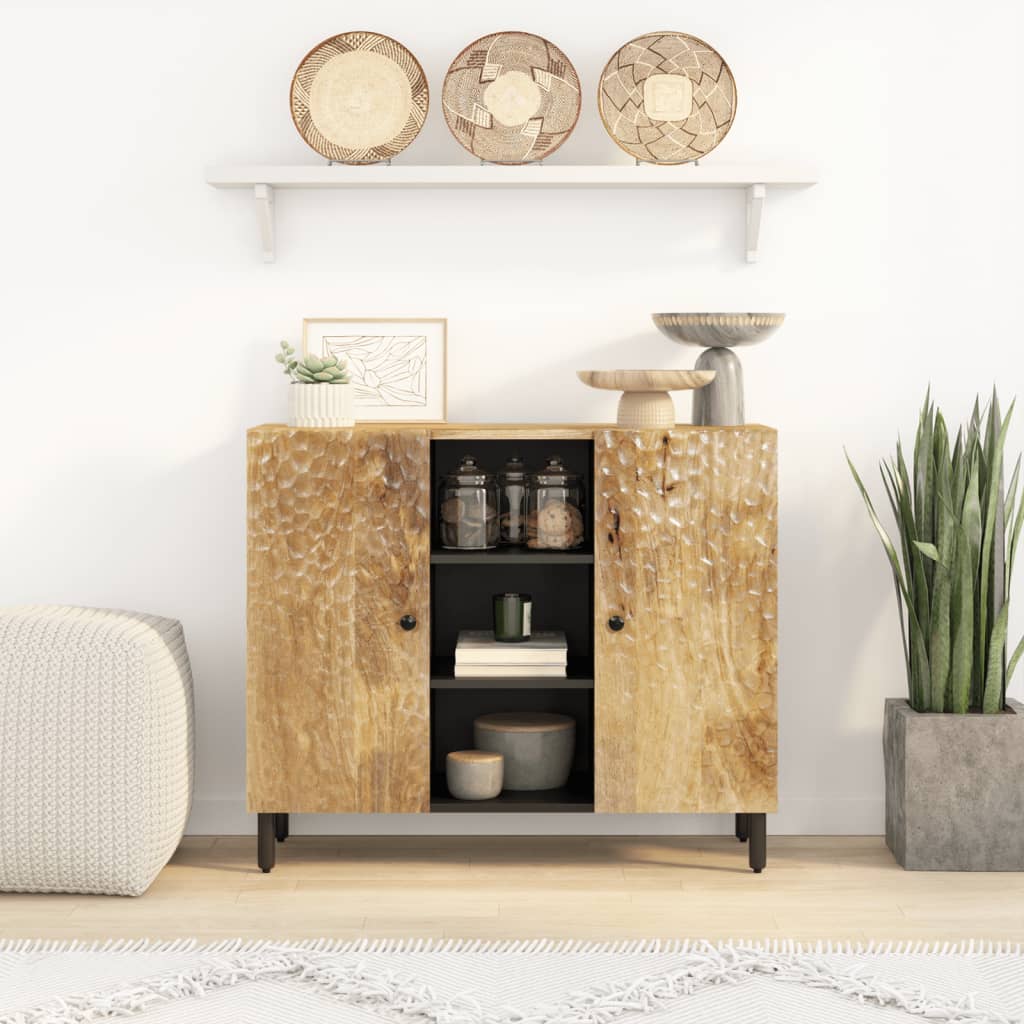 90x333x75 cm mobile in legno di mango solido
