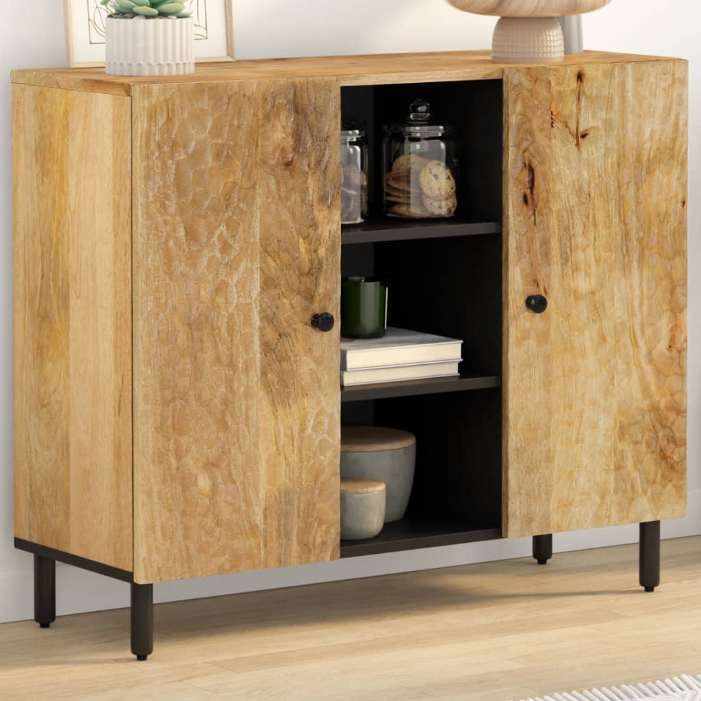 90x333x75 cm mobile in legno di mango solido
