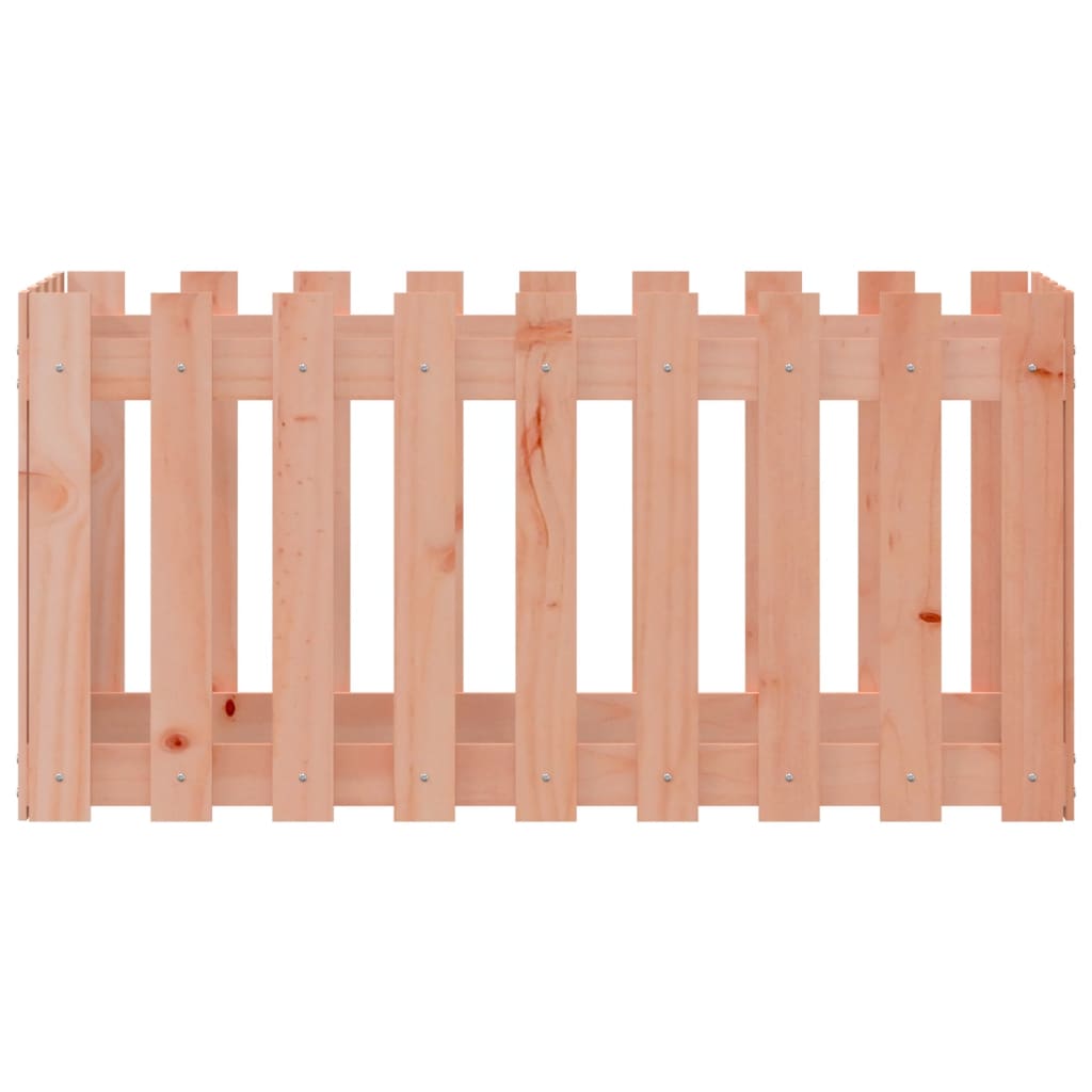 Lit surélevé de jardin design de clôture bois douglas massif