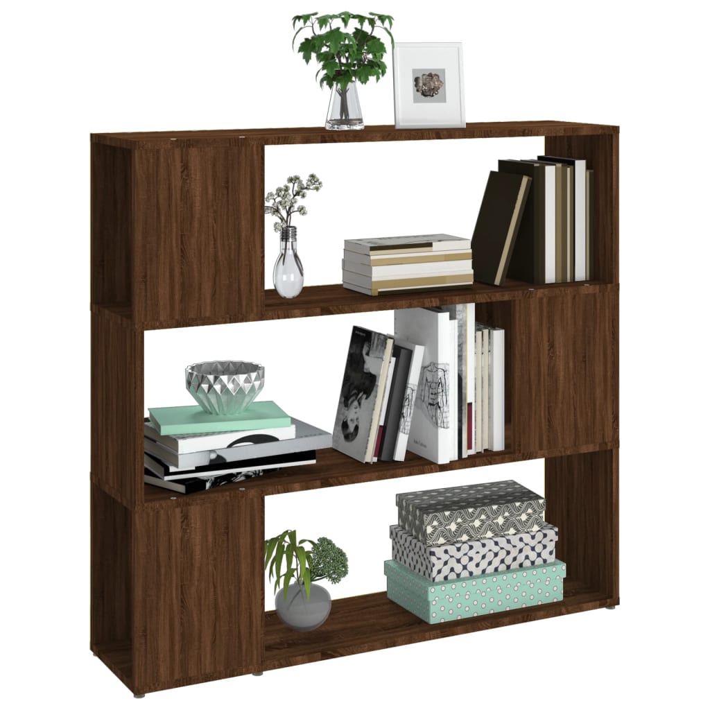 Library/Backpad chêne 100x24x94 cm