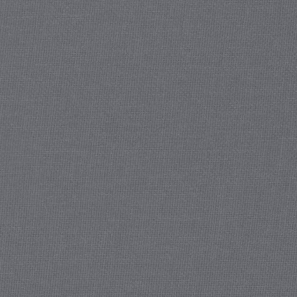 Chaise de relaxation Gris foncé Tissu