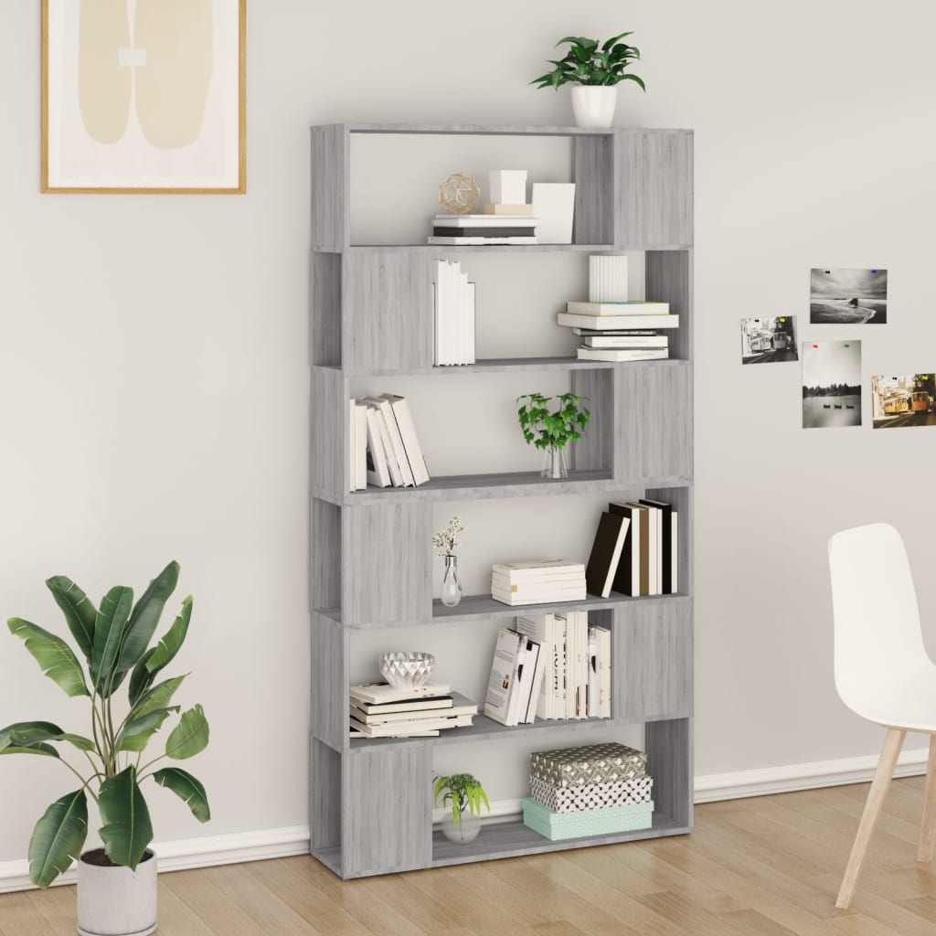 Library/Sonoma gray part separator 100x24x188 cm