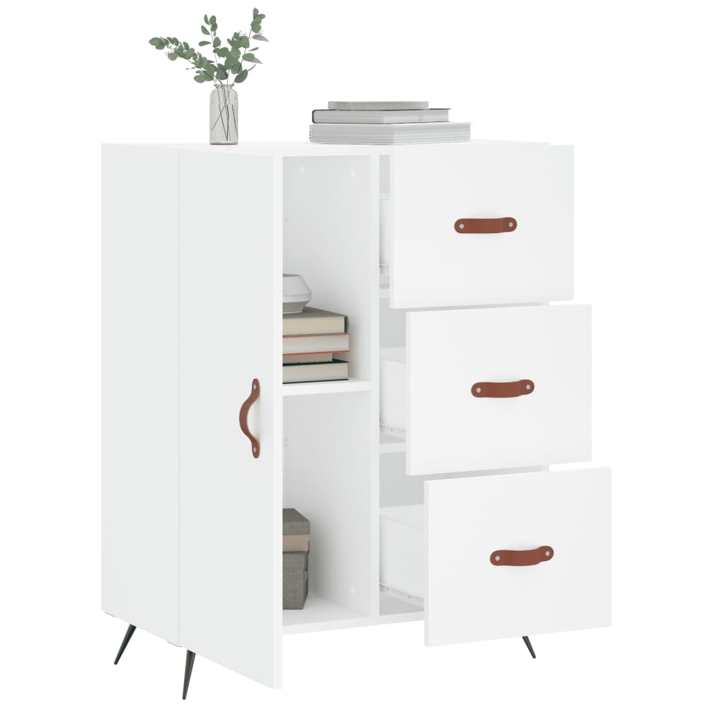 Buffet blanco 69.5x34x90 cm Ingeniería de madera