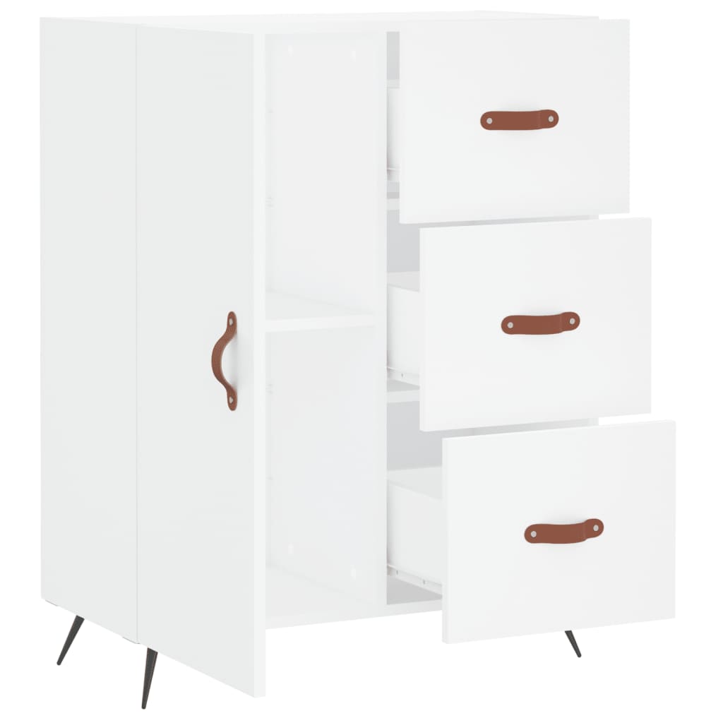 Buffet blanco 69.5x34x90 cm Ingeniería de madera