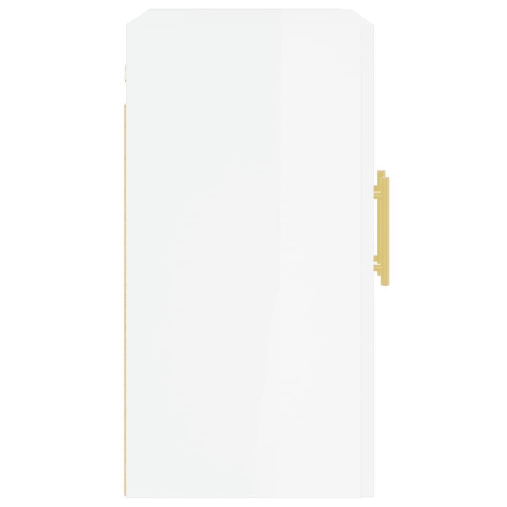 Brilliant white wall cabinet 60x31x60 cm Engineering wood