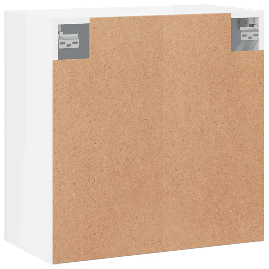 Brilliant white wall cabinet 60x31x60 cm Engineering wood