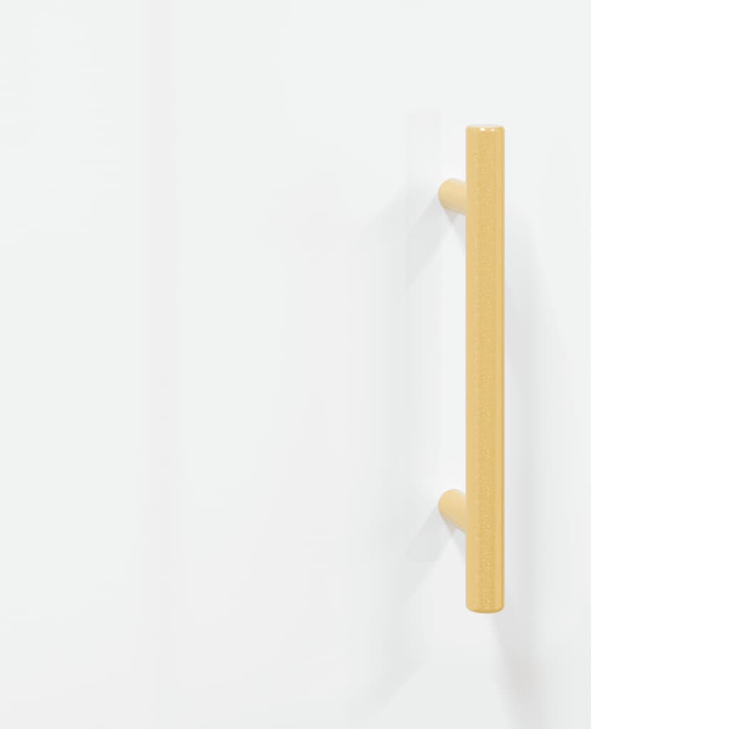 Brilliant white wall cabinet 60x31x60 cm Engineering wood