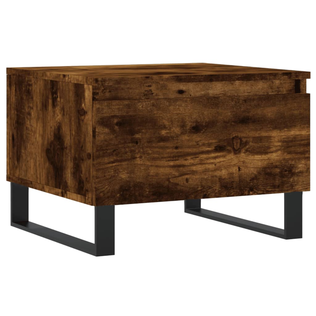 Low tables 2 pcs smoked oak 50x46x35 cm engineering wood