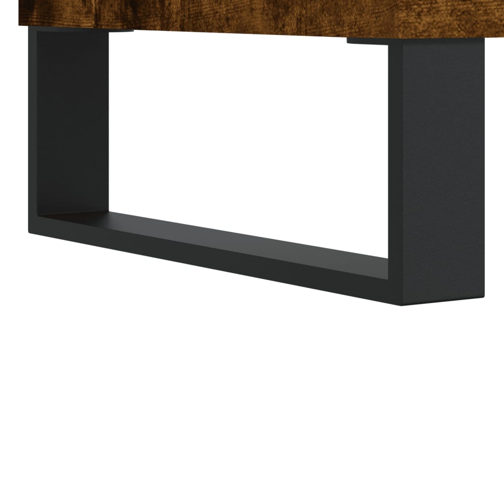 Low tables 2 pcs smoked oak 50x46x35 cm engineering wood