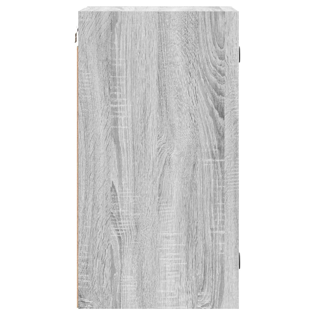 Wall cabinet with Gray Sonoma Glass Doors 35x37x68.5 cm