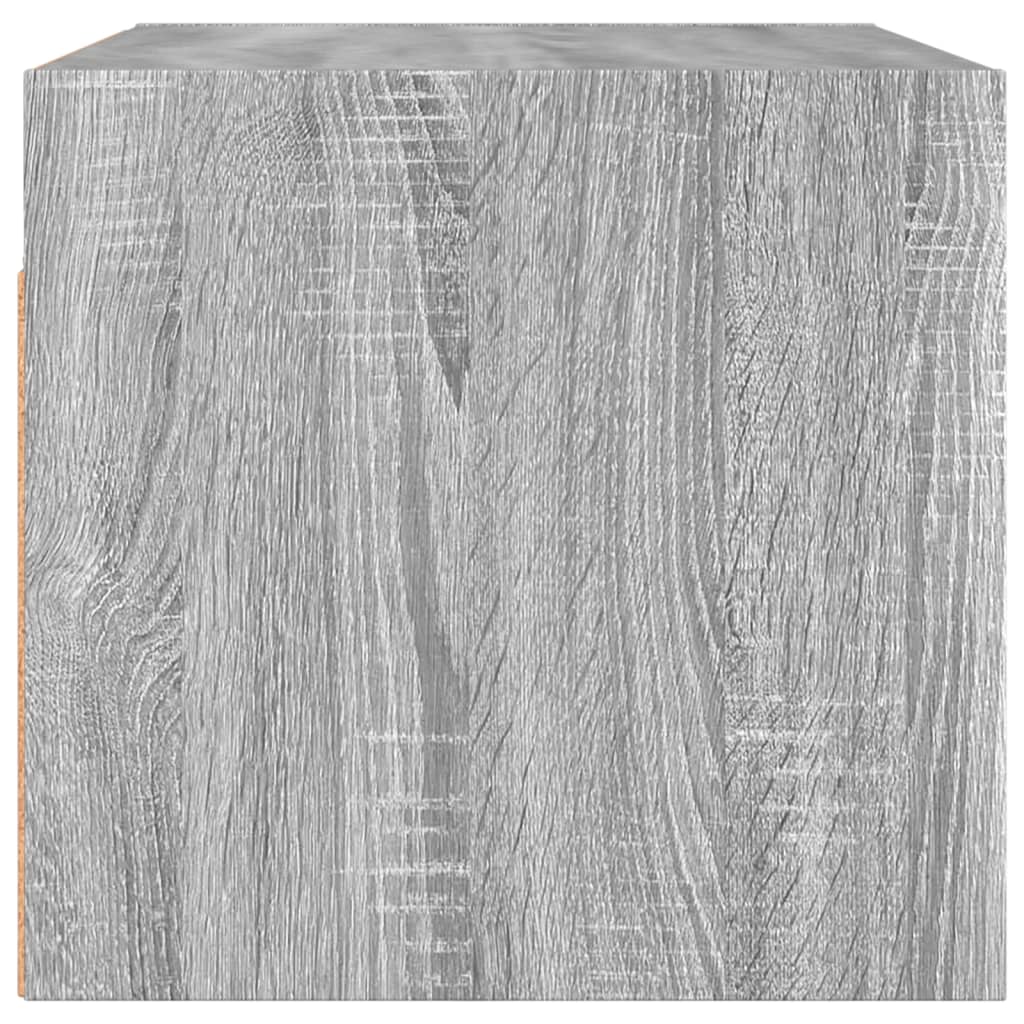 Wall cupboards 2 pcs Sonoma Gray 68.5x37x35 cm