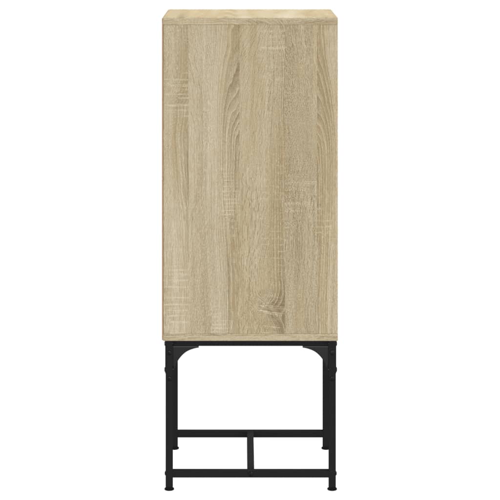 Cabinet laterale con Sonoma Oak Glass Door 35x37x100 cm