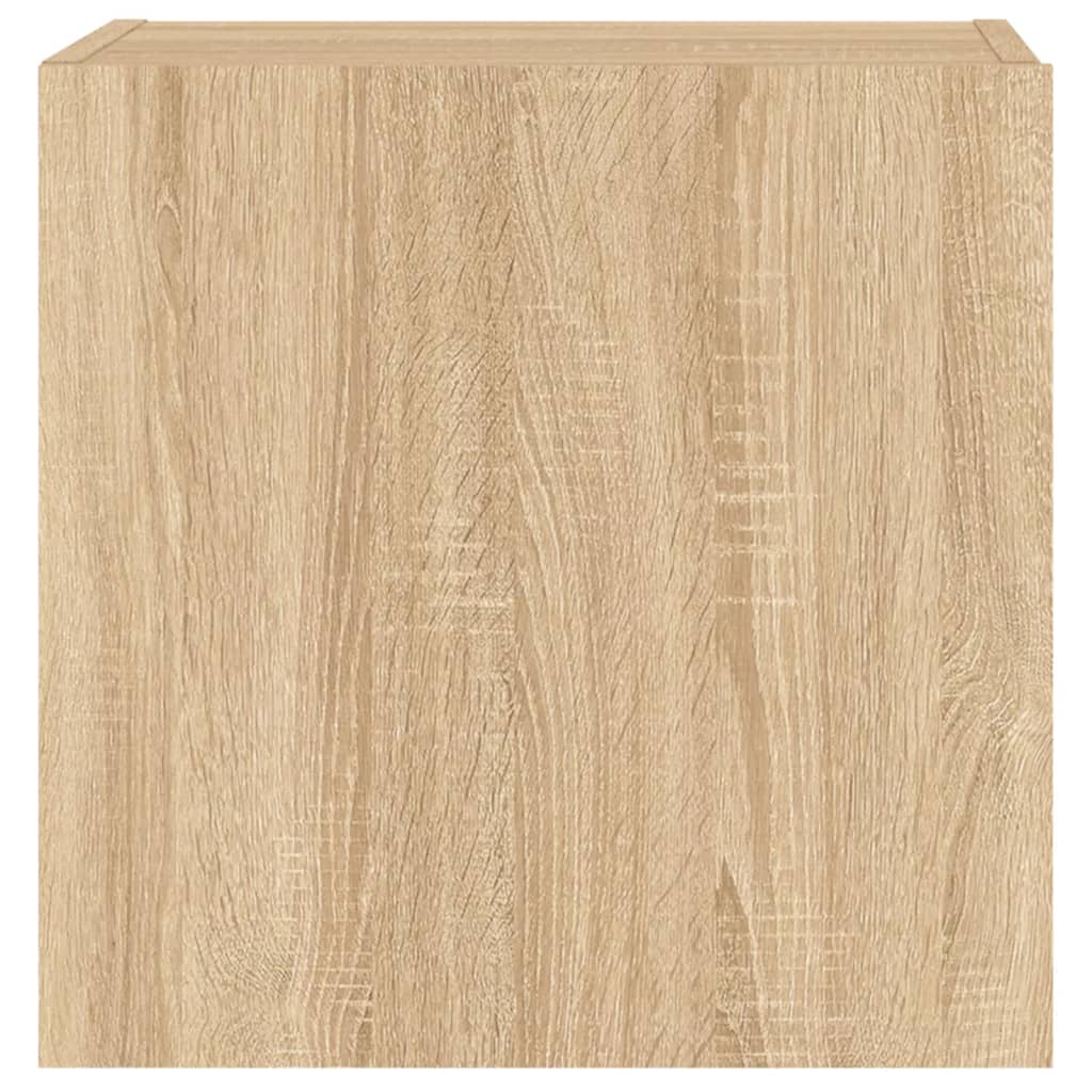 Meubles TV muraux 2 pcs chêne sonoma 40,5x30x40 cm