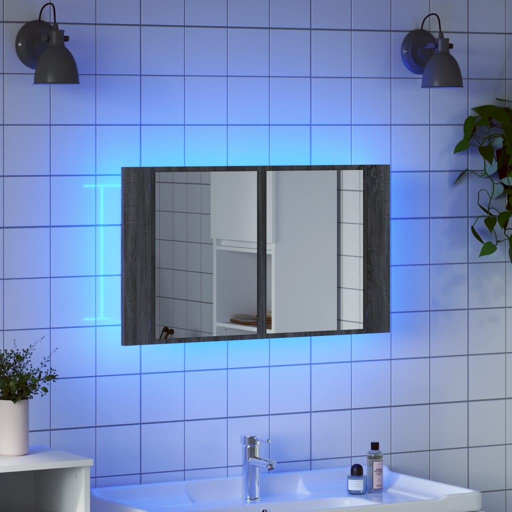 Sonoma Grey LED BAGNATO BAGNA 80X12X45 CM