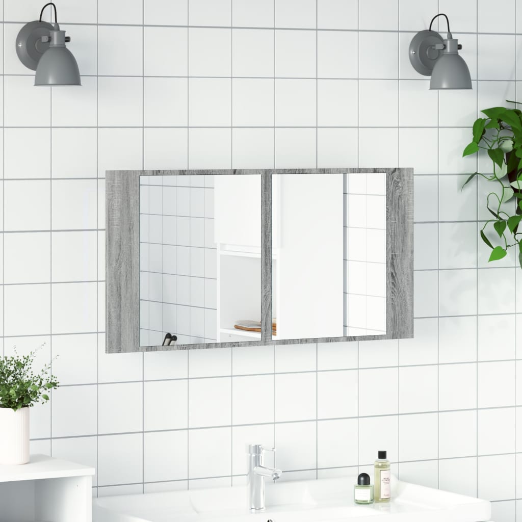 Sonoma Grey LED BAGNATO BAGNA 90X12X45 CM