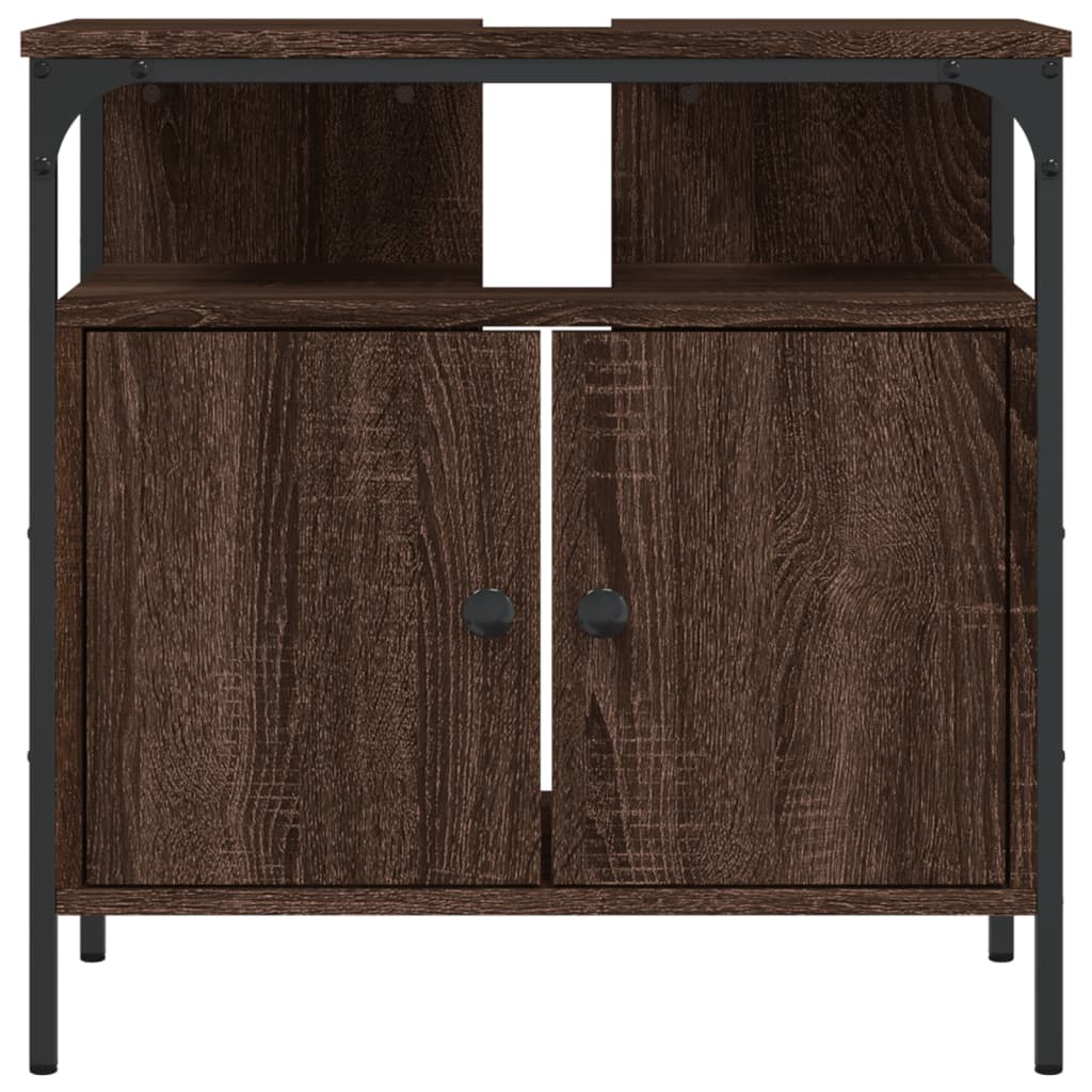 Armadio del bagno Oak marrone 60x30x60 cm