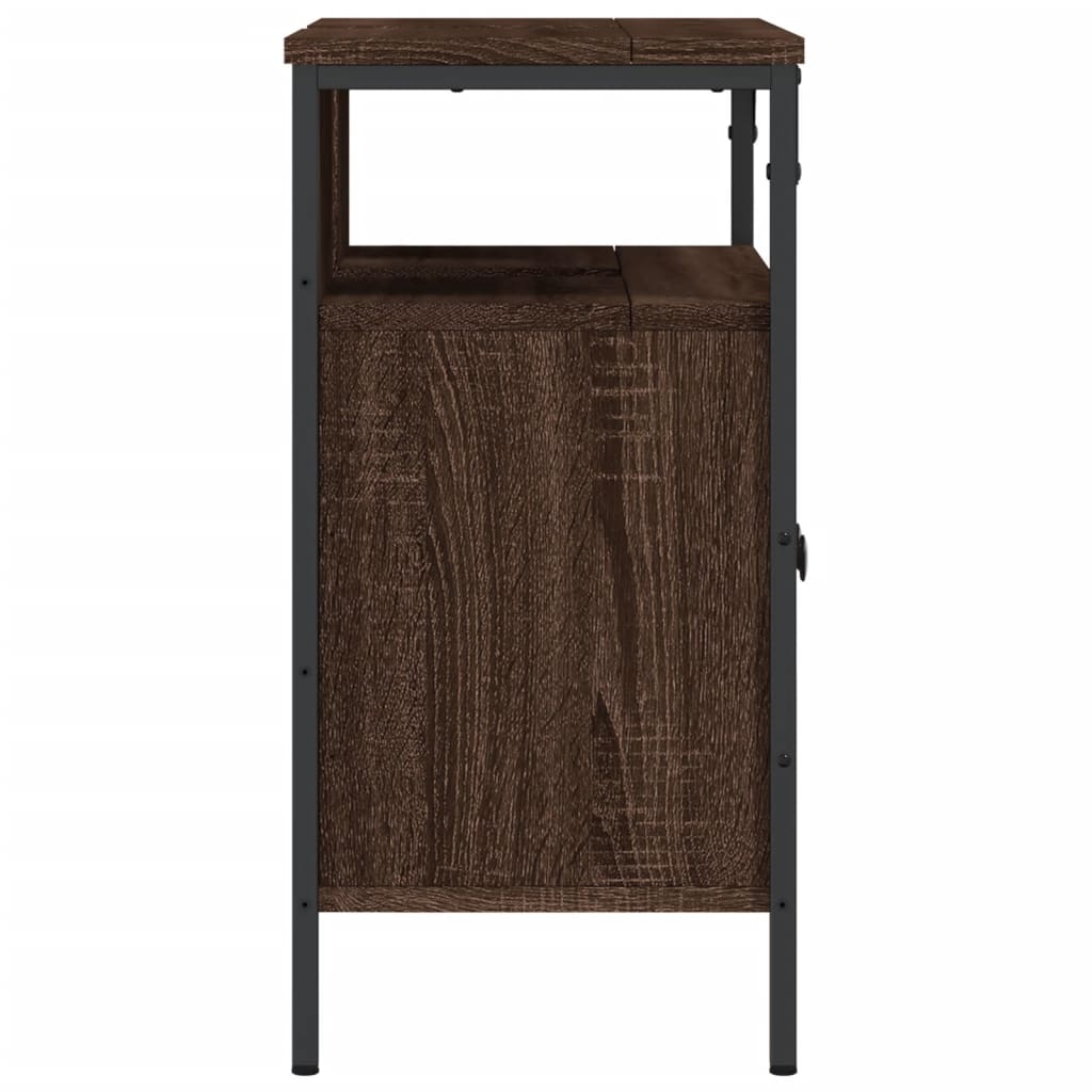 Armadio del bagno Oak marrone 60x30x60 cm
