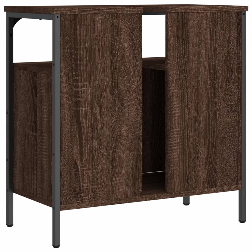 Armadio del bagno Oak marrone 60x30x60 cm