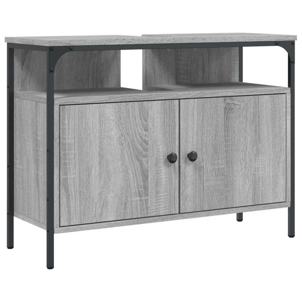 Sonoma Grey 60x30x60 cm Armadio per lavandino da bagno