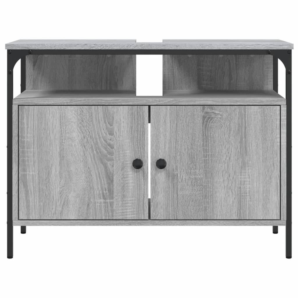 Sonoma Grey 60x30x60 cm Armadio per lavandino da bagno