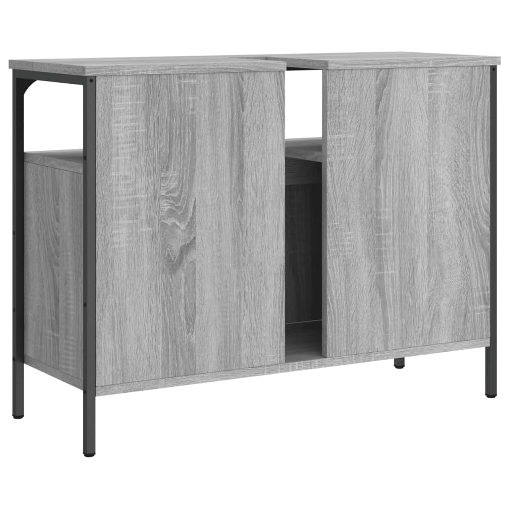 Sonoma Grey 60x30x60 cm Armadio per lavandino da bagno