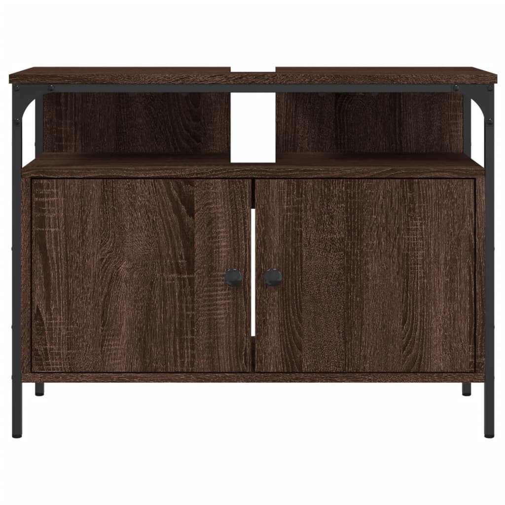 Armadio del bagno Oak marrone 60x30x60 cm