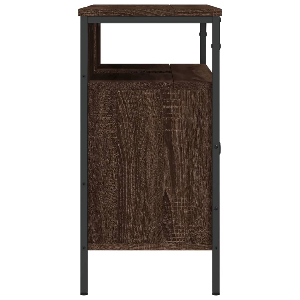 Armadio del bagno Oak marrone 60x30x60 cm