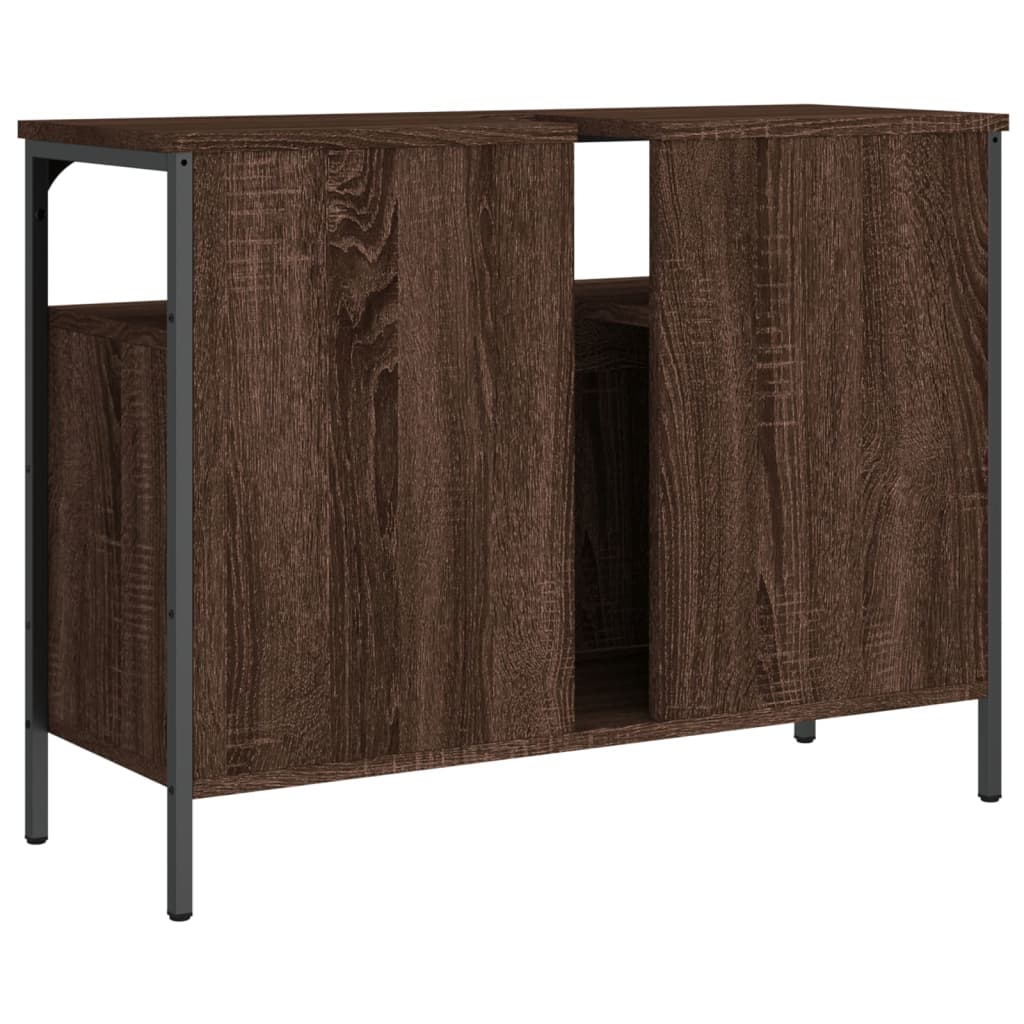Armadio del bagno Oak marrone 60x30x60 cm