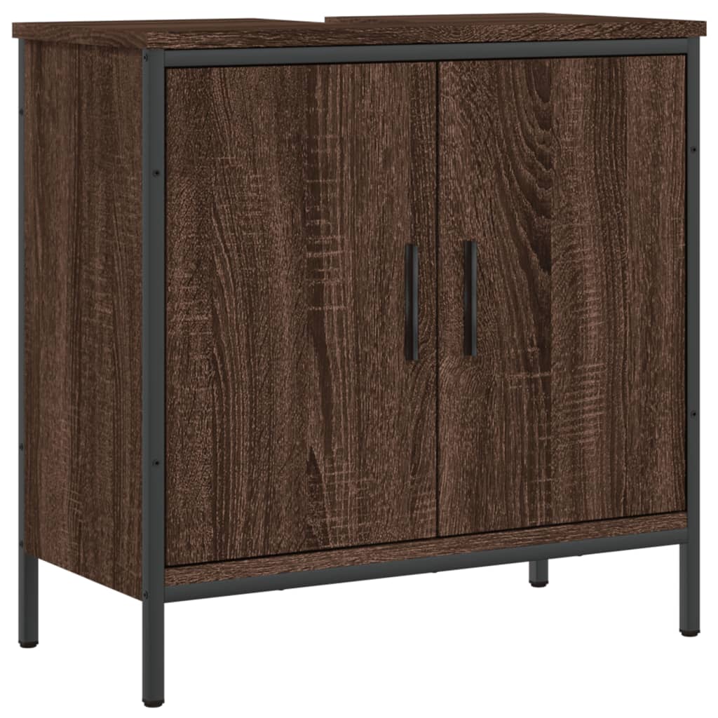 Armadio del bagno Oak marrone 60x30x60 cm