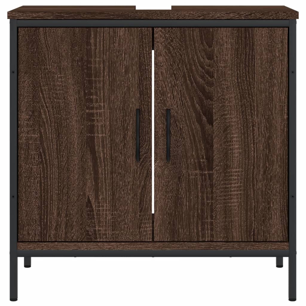 Armadio del bagno Oak marrone 60x30x60 cm
