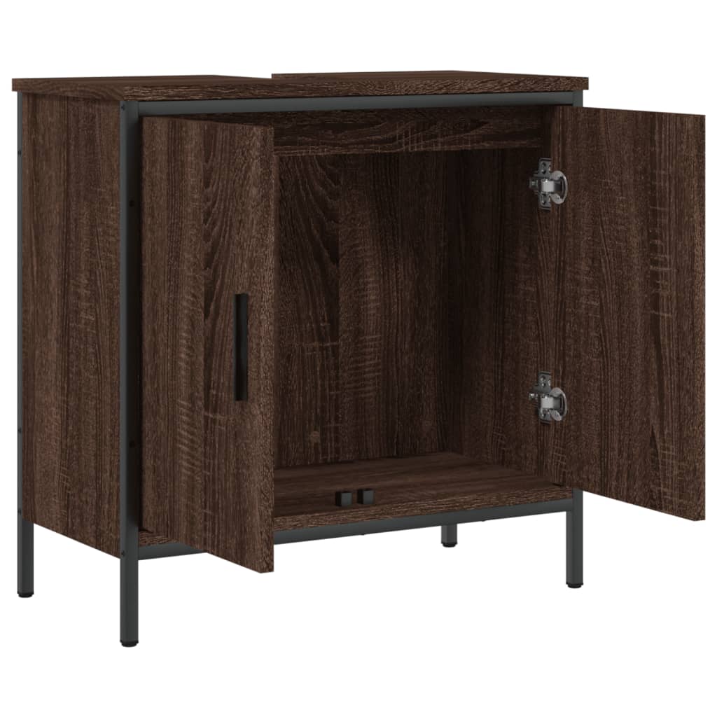 Armadio del bagno Oak marrone 60x30x60 cm