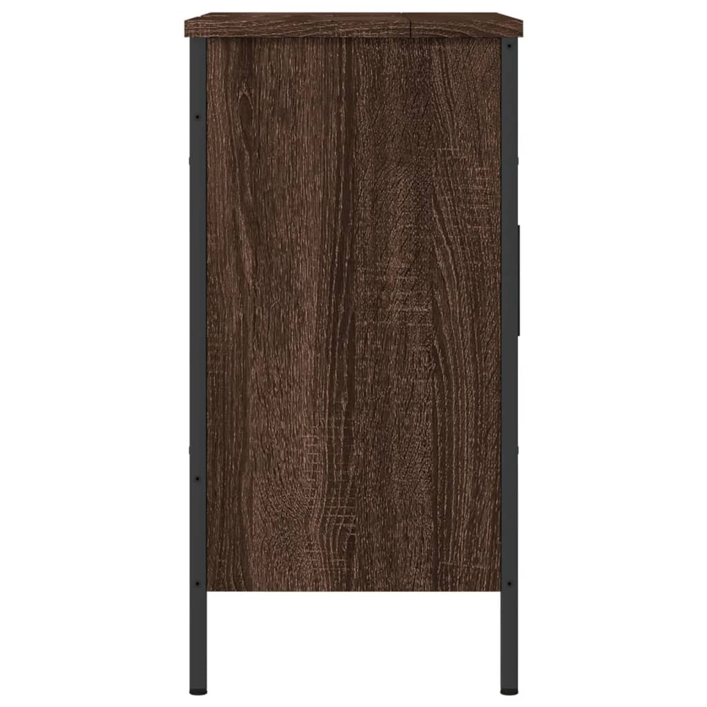 Armadio del bagno Oak marrone 60x30x60 cm