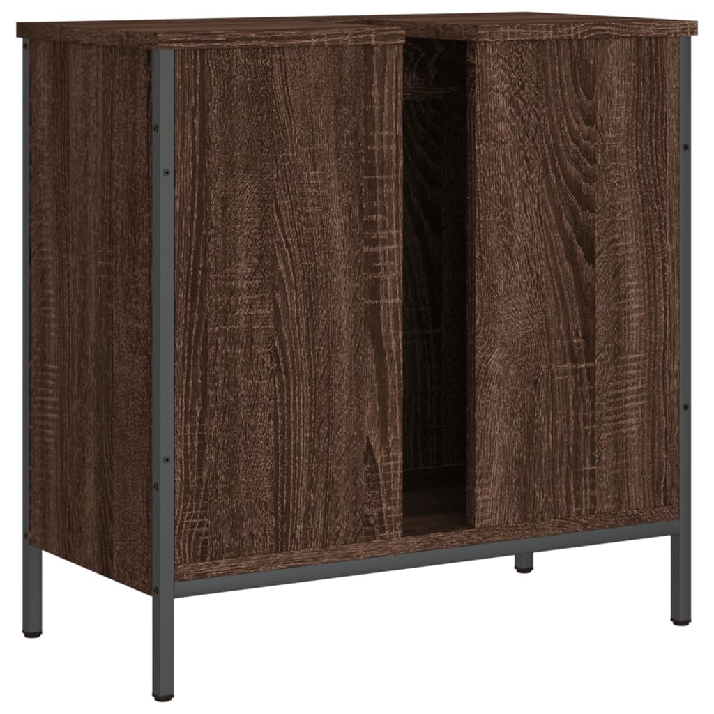 Armadio del bagno Oak marrone 60x30x60 cm