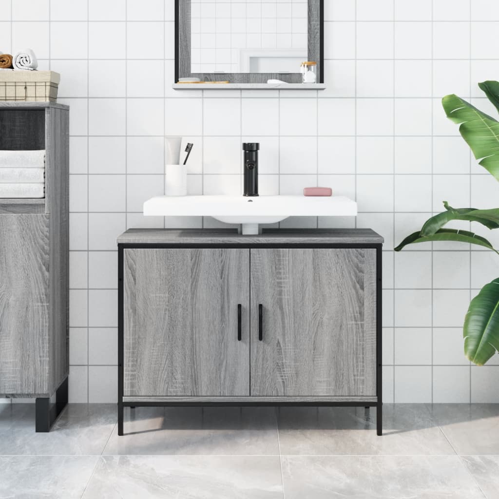 Sonoma Grey Bathnit Borse Borse Armadio 80x30x60 cm