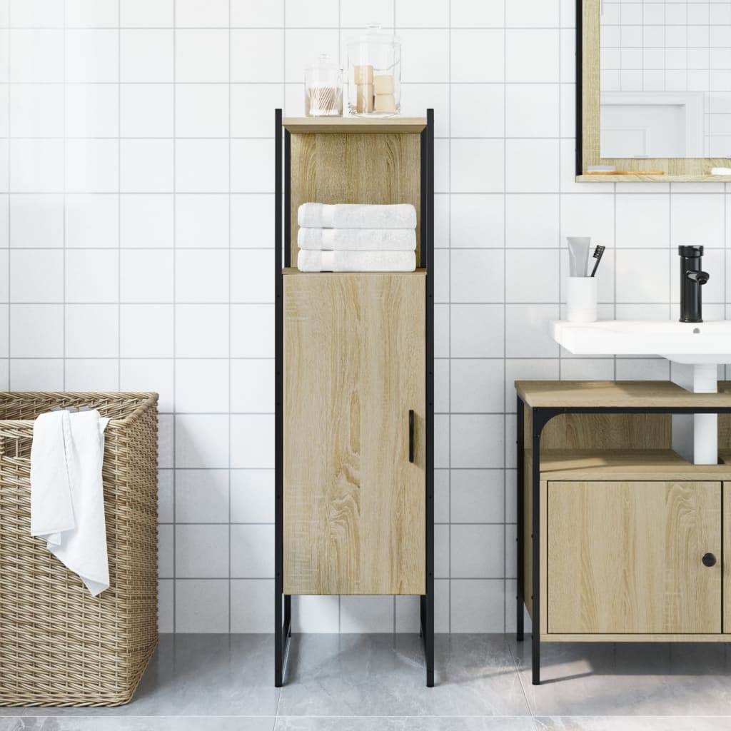 Armadio da bagno Sonoma Oak 33x33x120.5 cm