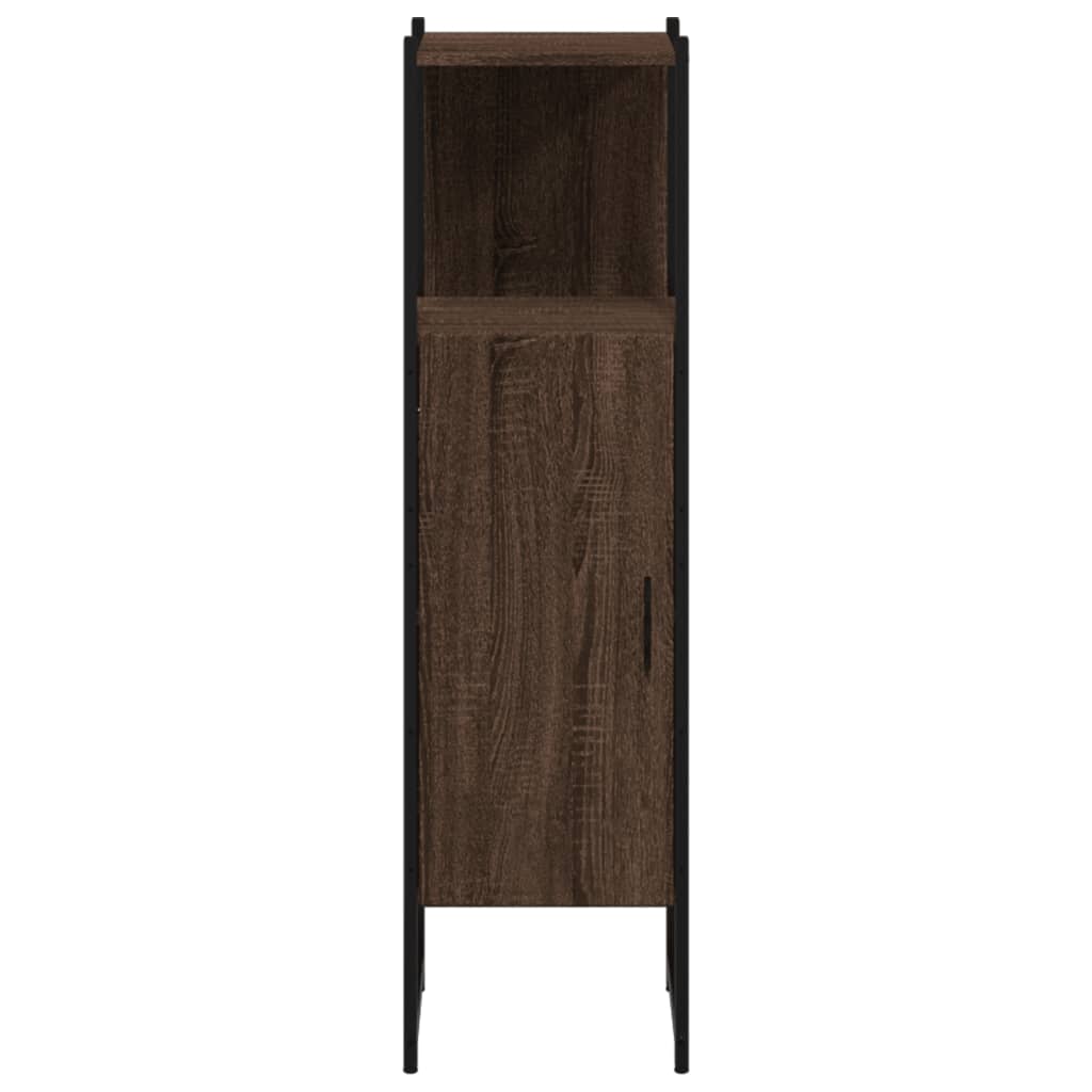 Mobile da bagno in rovere marrone 33x33x120.5 cm