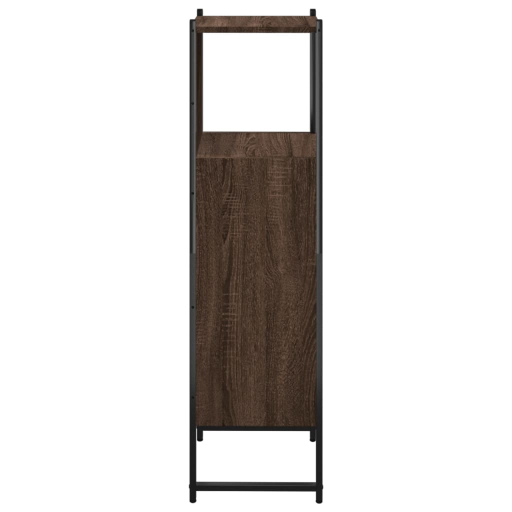 Mobile da bagno in rovere marrone 33x33x120.5 cm