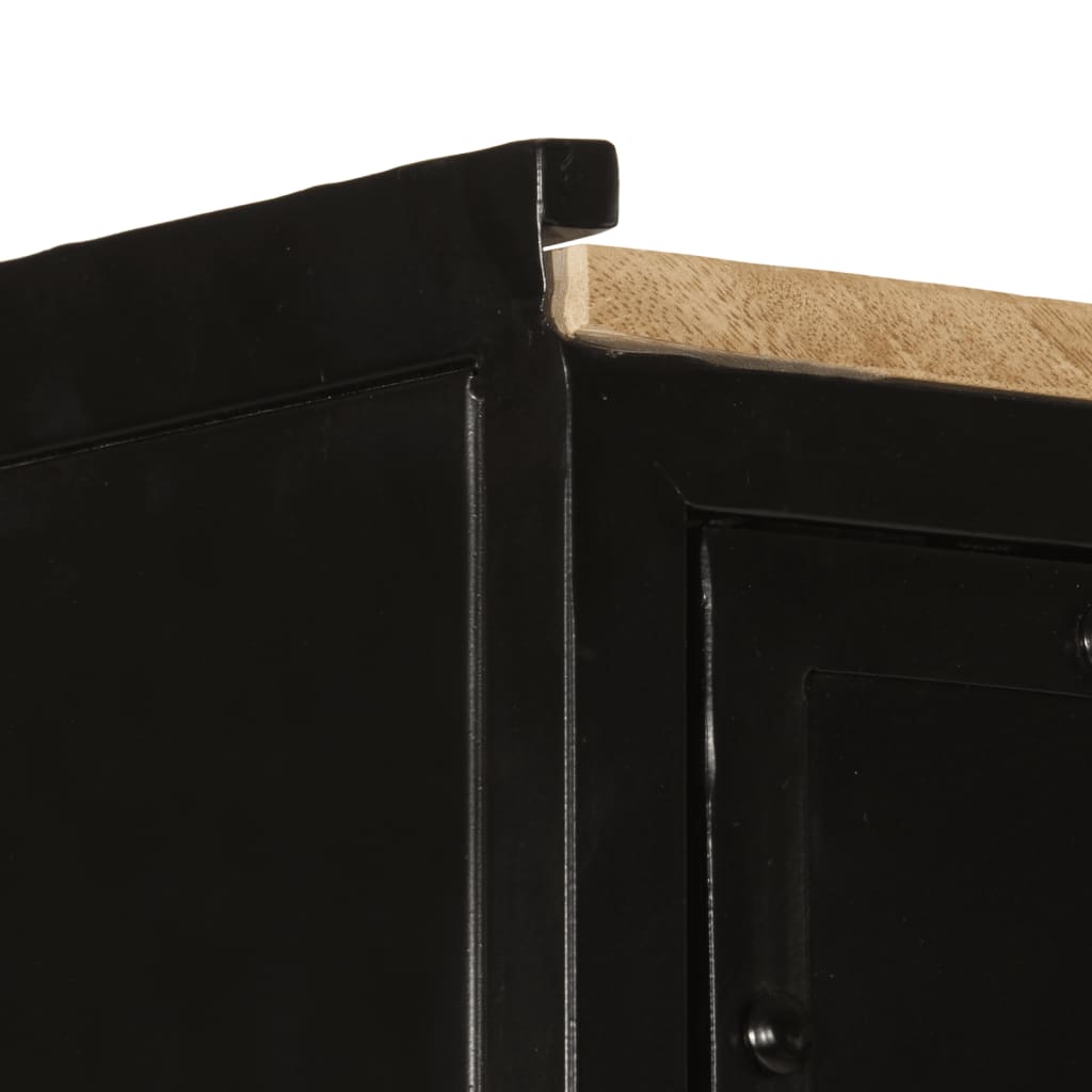 40x27x180 cm di ferro e mobile da bagno in legno di mango