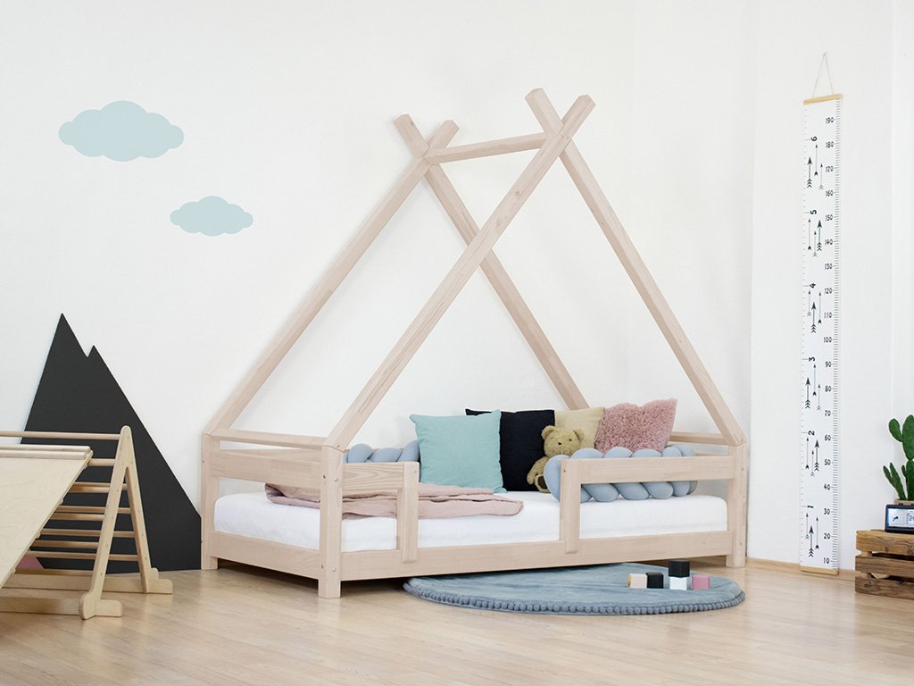 Teepee children's bed with TAHUKA barriers