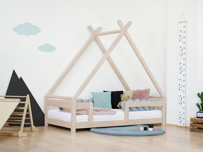 Teepee children's bed with TAHUKA barriers