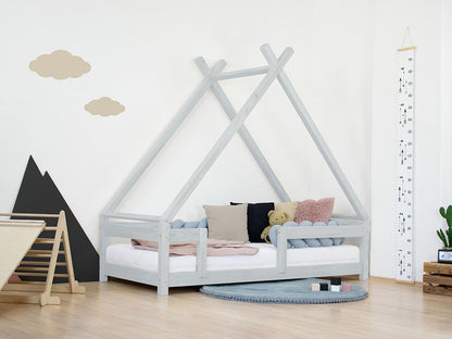 Teepee children's bed with TAHUKA barriers