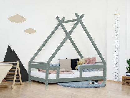 Teepee children's bed with TAHUKA barriers