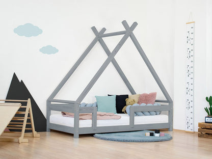 Teepee children's bed with TAHUKA barriers