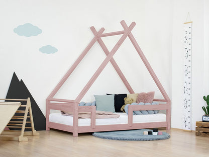 Teepee children's bed with TAHUKA barriers