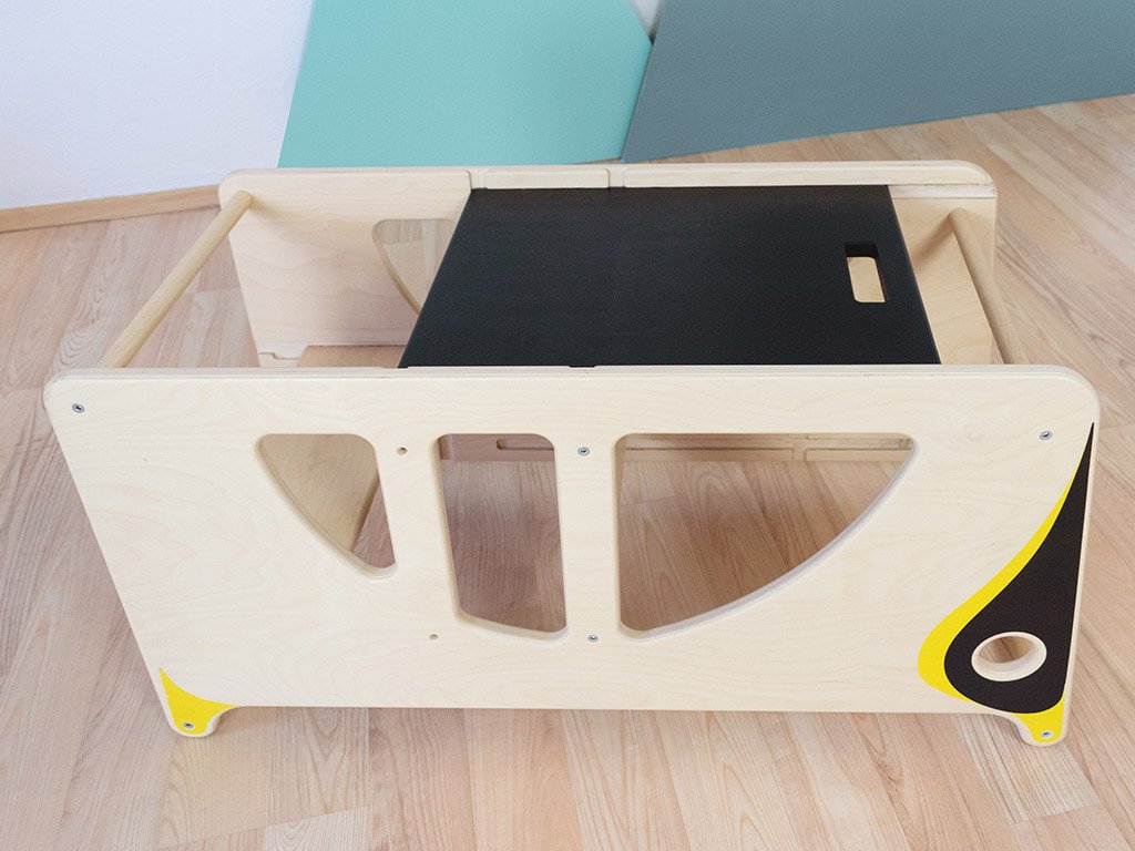 Montessori Pingouin 4 en 1 Torre de aprendizaje