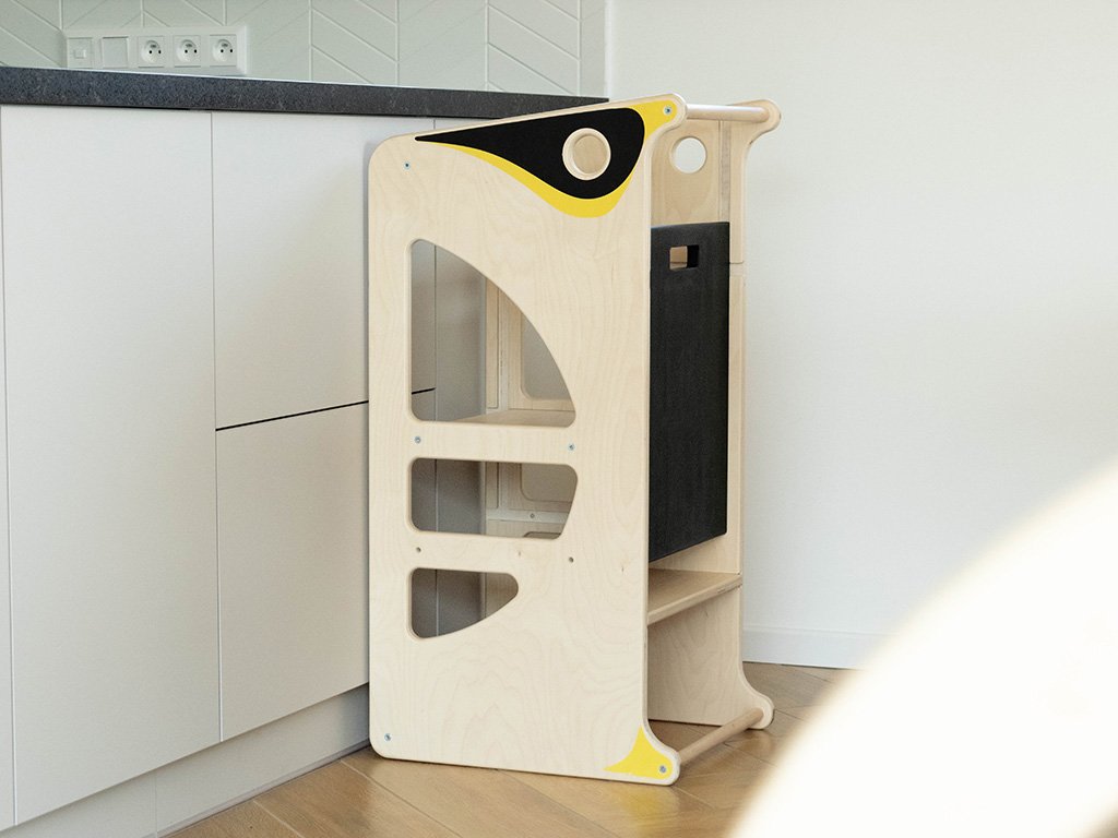 Montessori Pingouin 4 en 1 Torre de aprendizaje