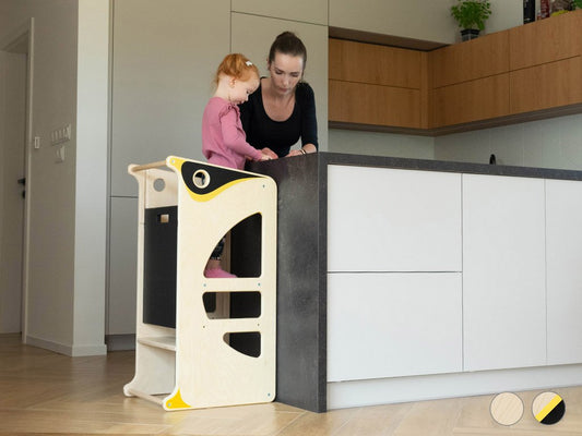 Montessori Pingouin 4 in 1 Lernturm