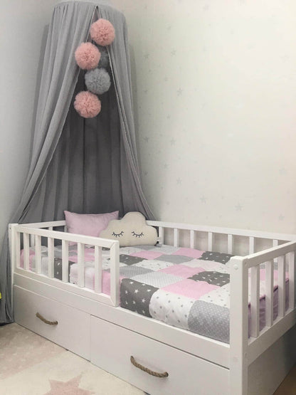 Alva children's bed with drawer